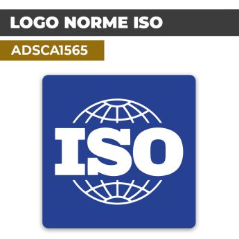 Autocollant LOGO NORME ISO | Normes internationales