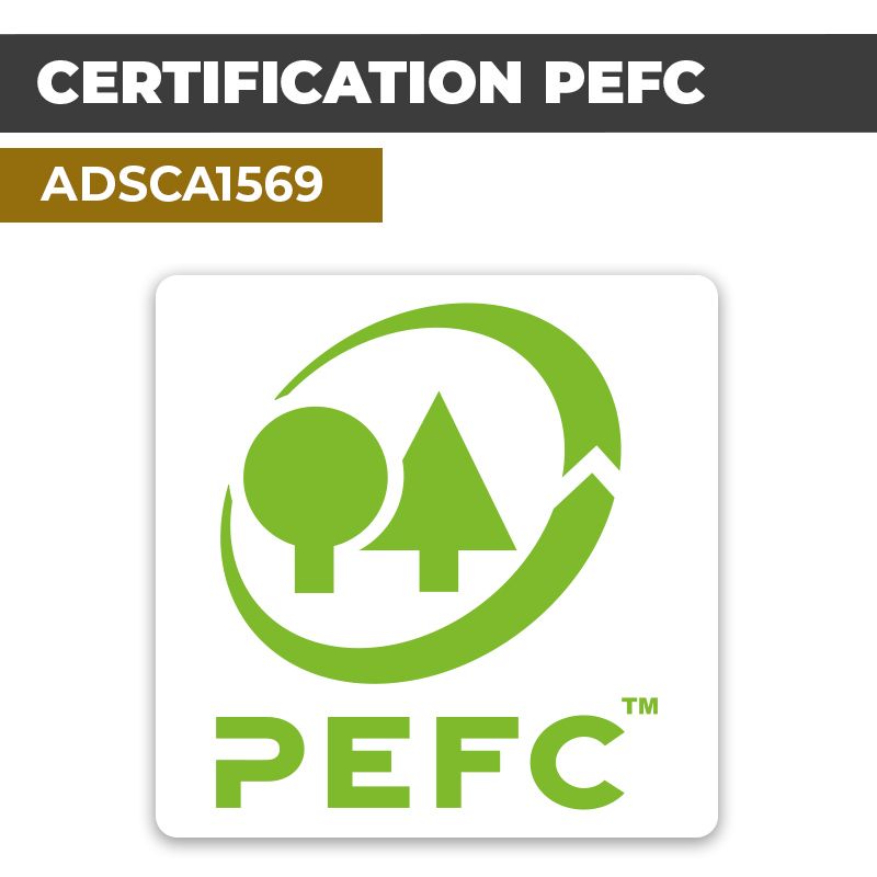 Autocollant CERTIFICATION PFEC | Certifications et labels