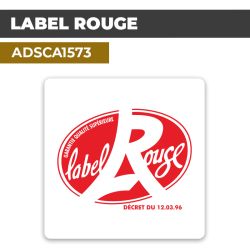 Autocollant LABEL ROUGE | Labels français