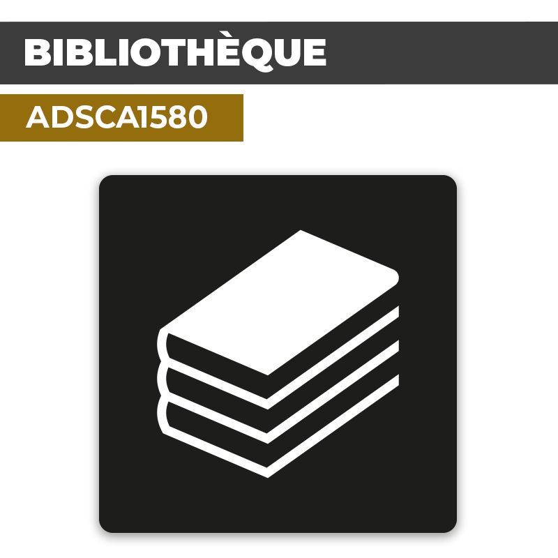 Autocollant BIBLIOTHÈQUE | Zone de lecture
