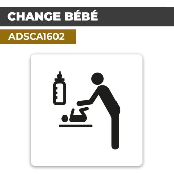 Autocollant CHANGE BÉBÉ | Hygiène de l'enfant