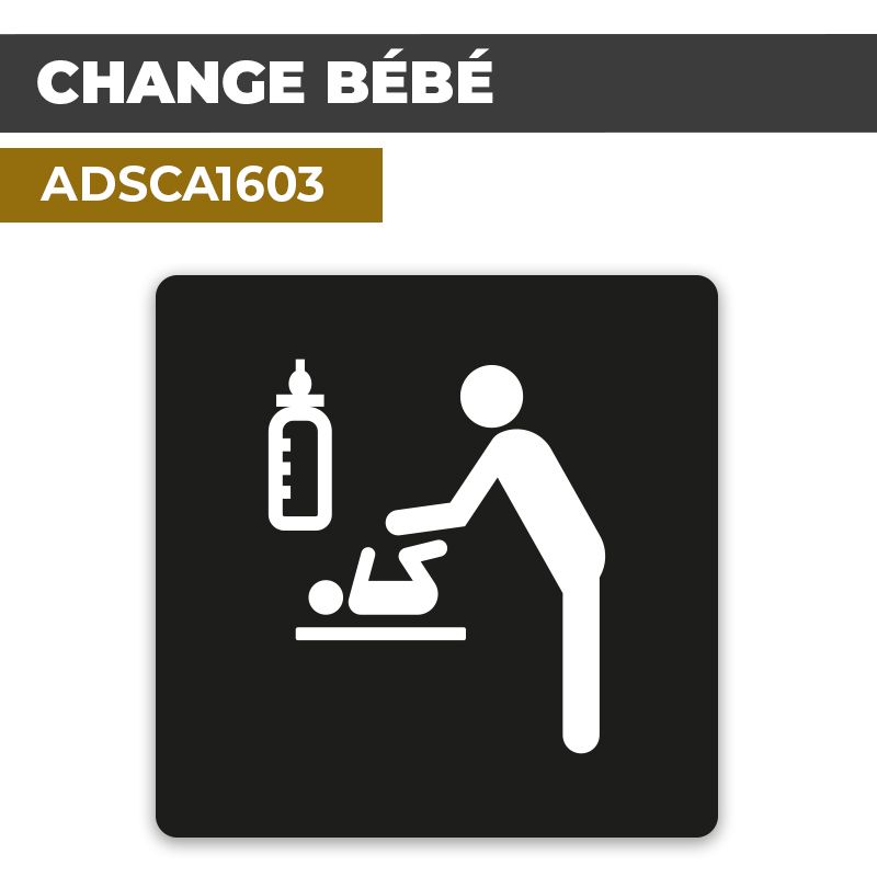 Autocollant CHANGE BÉBÉ | Hygiène de l'enfant