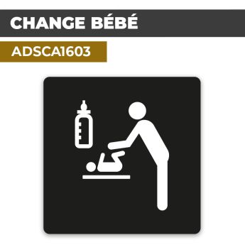 Autocollant CHANGE BÉBÉ | Hygiène de l'enfant