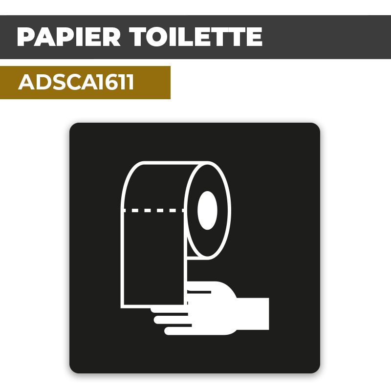 Autocollant PAPIER TOILETTE | Toilettes WC