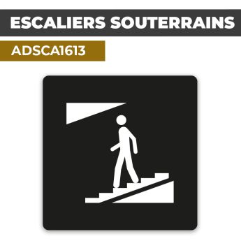 Autocollant ESCALIERS SOUTERRAINS | Accès au sous-sol