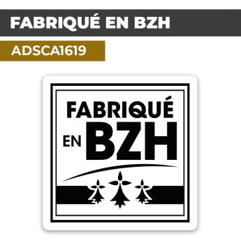 Autocollant FABRIQUÉ EN BZH | Made in Bretagne