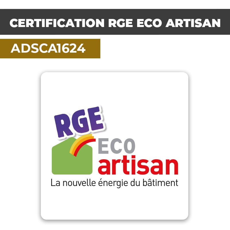 Autocollant CERTIFICATION RGE ÉCO ARTISAN | Labels et certifications