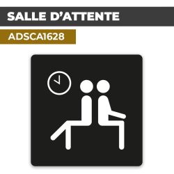 Autocollant SALLE D'ATTENTE | Locaux et bureaux