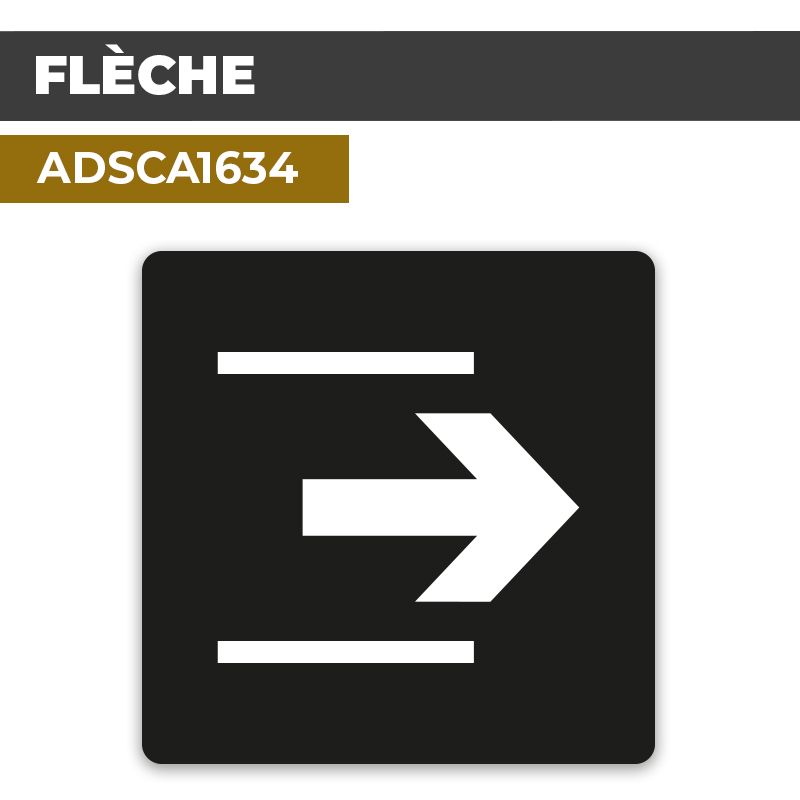 Autocollant FLÈCHE | Direction