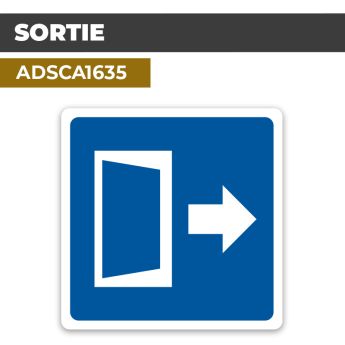 Autocollant SORTIE | Parcours et issues
