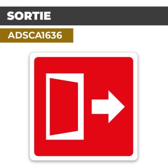 Autocollant SORTIE | Parcours et issues