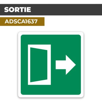 Autocollant SORTIE | Parcours et issues