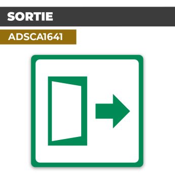Autocollant SORTIE | Parcours et issues