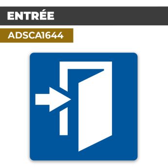 Autocollant ENTRÉE | Parcours et accueil