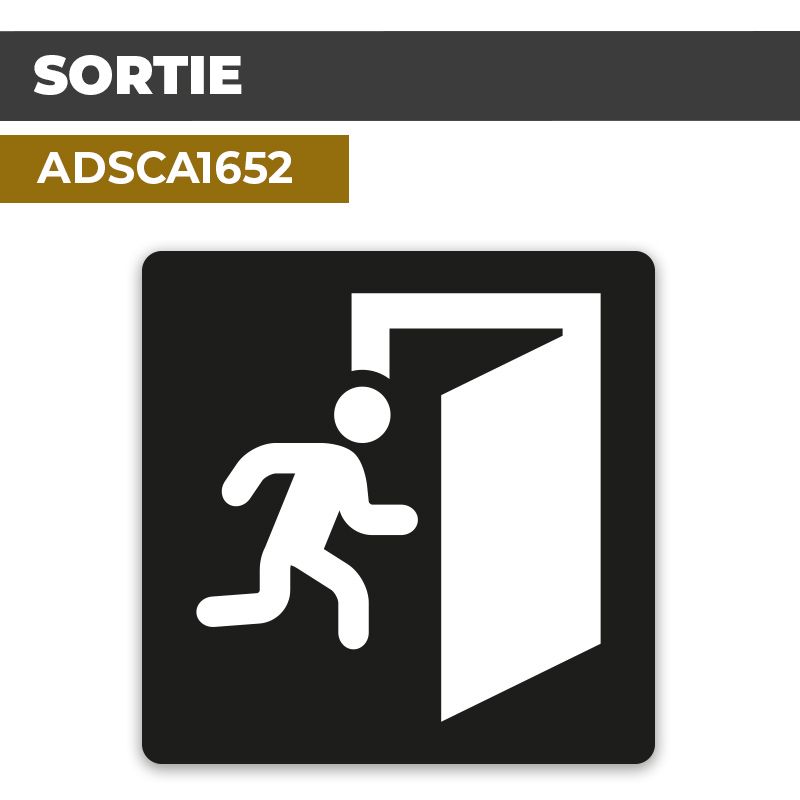 Autocollant SORTIE | Parcours et issues