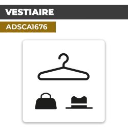 Autocollant VESTIAIRE | Autocollant de porte
