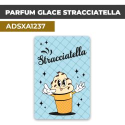 Autocollant | PARFUM GLACE STRACCIATELLA | Présentation de produits de restauration