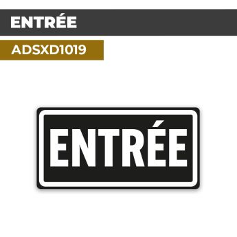 Autocollant ENTRÉE | Accueil et bienvenue