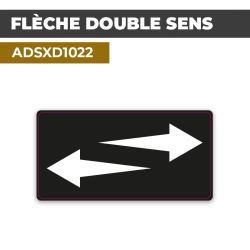Autocollant FLÈCHE DOUBLE SENS | Direction