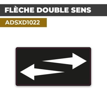 Autocollant FLÈCHE DOUBLE SENS | Direction