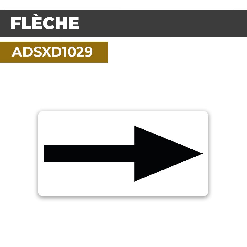 Autocollant FLÈCHE | Direction