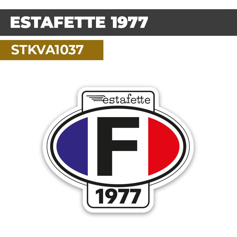 Autocollant ESTAFETTE 1977 | Logos véhicules anciens
