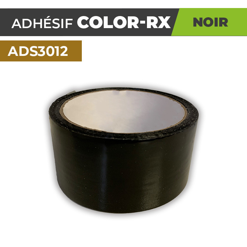 Adhésif COLOR-RX Noir| Scotch coloré