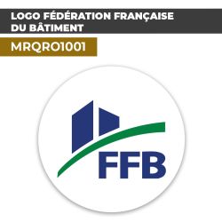 Autocollant FÉDÉRATION FRANÇAISE DU BÂTIMENT | Logos syndicats