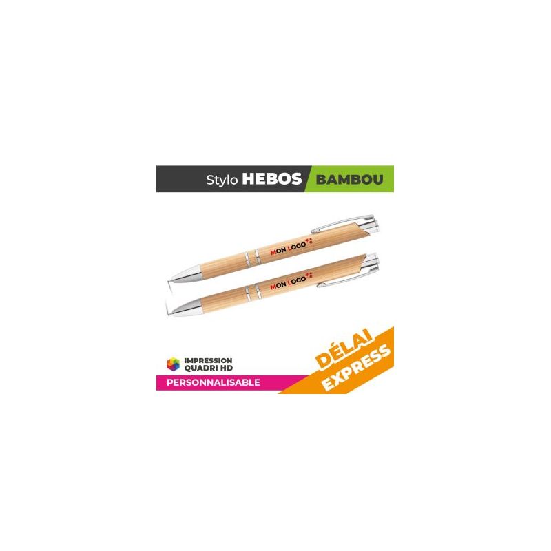 Stylo Personnalisé en Bambou | HEBOS