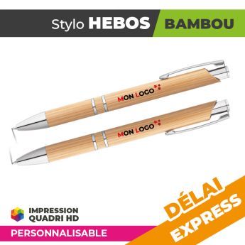 Stylo Personnalisé en Bambou | HEBOS