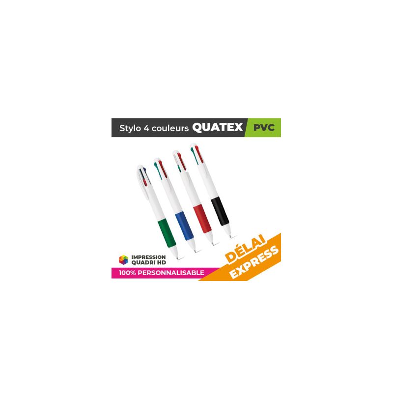 Stylo Personnalisé 4 couleurs | QUATEX