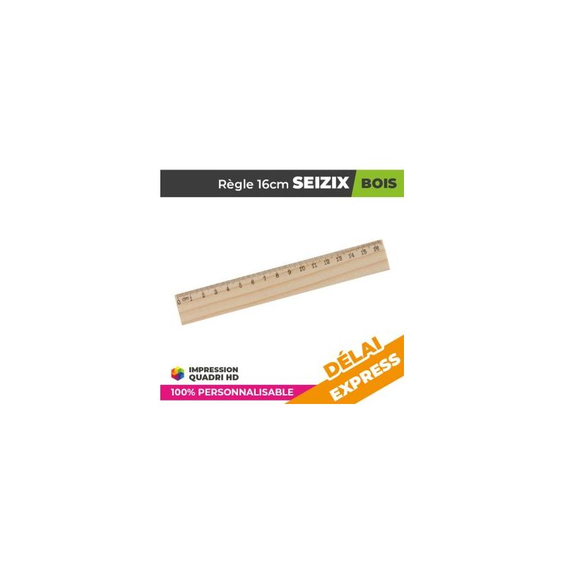 Règle 16cm Personnalisée | SEIZIX