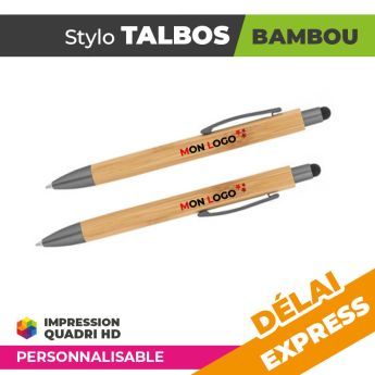 Stylo Personnalisé en Bambou | TALBOS