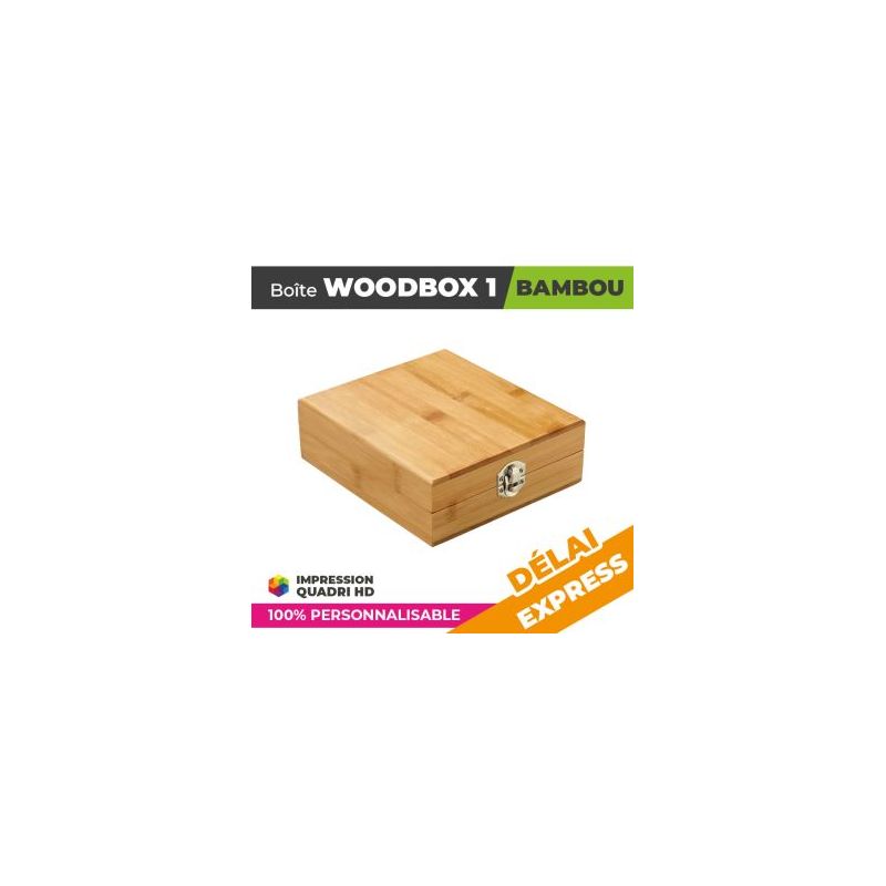 Boîte en Bambou Personnalisée | WOODBOX