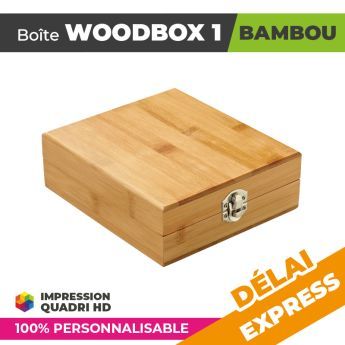 Boîte en Bambou Personnalisée | WOODBOX