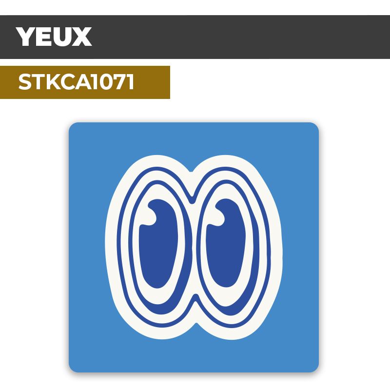 Autocollant YEUX | Sticker décoratif