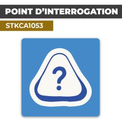 Autocollant POINT D'INTERROGATION | Sticker décoratif