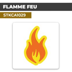 Autocollant FLAMME FEU | Sticker décoratif
