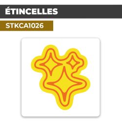 Autocollant ÉTINCELLES | Sticker décoratif