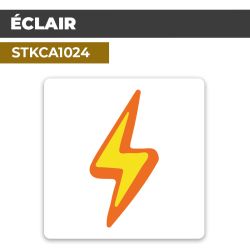 Autocollant ÉCLAIR | Sticker décoratif