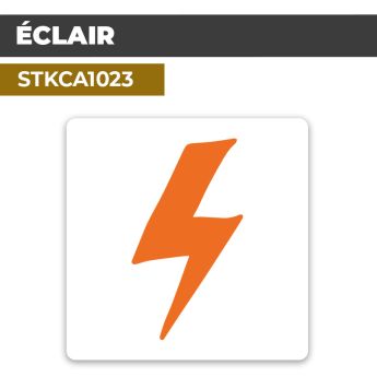 Autocollant ÉCLAIR | Sticker décoratif