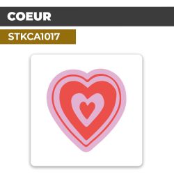Sticker CŒUR | Autocollant décoratif