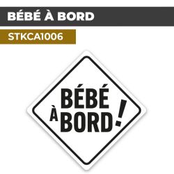 Sticker BÉBÉ À BORD | Autocollant pour voiture