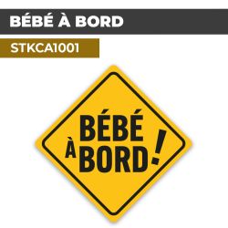 Sticker BÉBÉ À BORD | Autocollant pour voiture