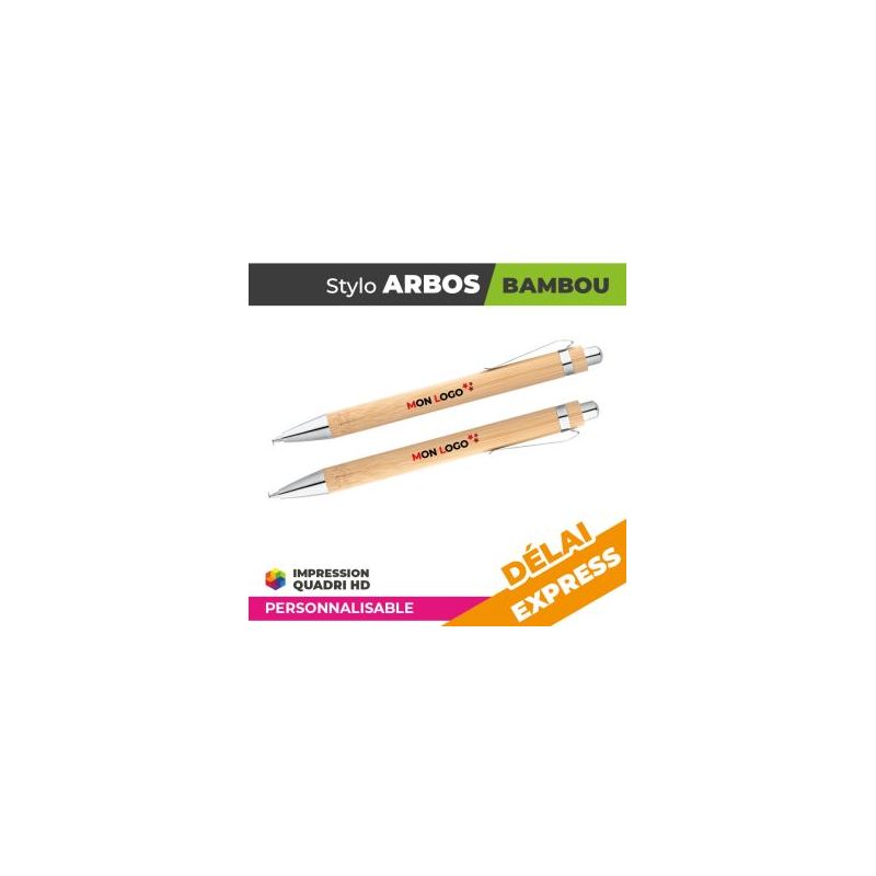 Stylo Personnalisé en Bambou | ARBOS
