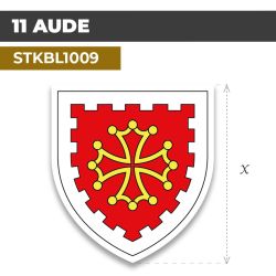 Sticker | 11 DÉPARTEMENT DE L'AUDE | Blason