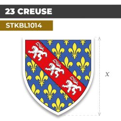 Sticker | 23 DÉPARTEMENT DE LA CREUSE | Blason