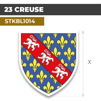 Sticker | 23 DÉPARTEMENT DE LA CREUSE | Blason