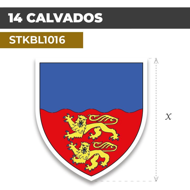 Sticker | 14 DÉPARTEMENT DU CALVADOS | Blason