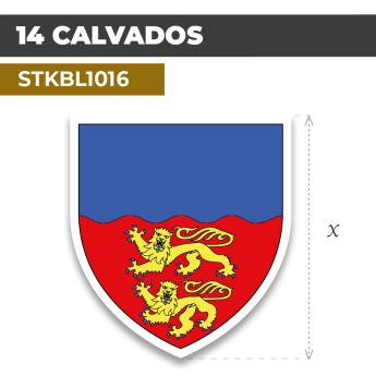 Sticker | 14 DÉPARTEMENT DU CALVADOS | Blason
